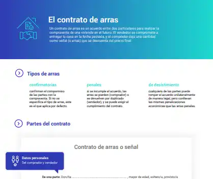 contrato de arras modelo